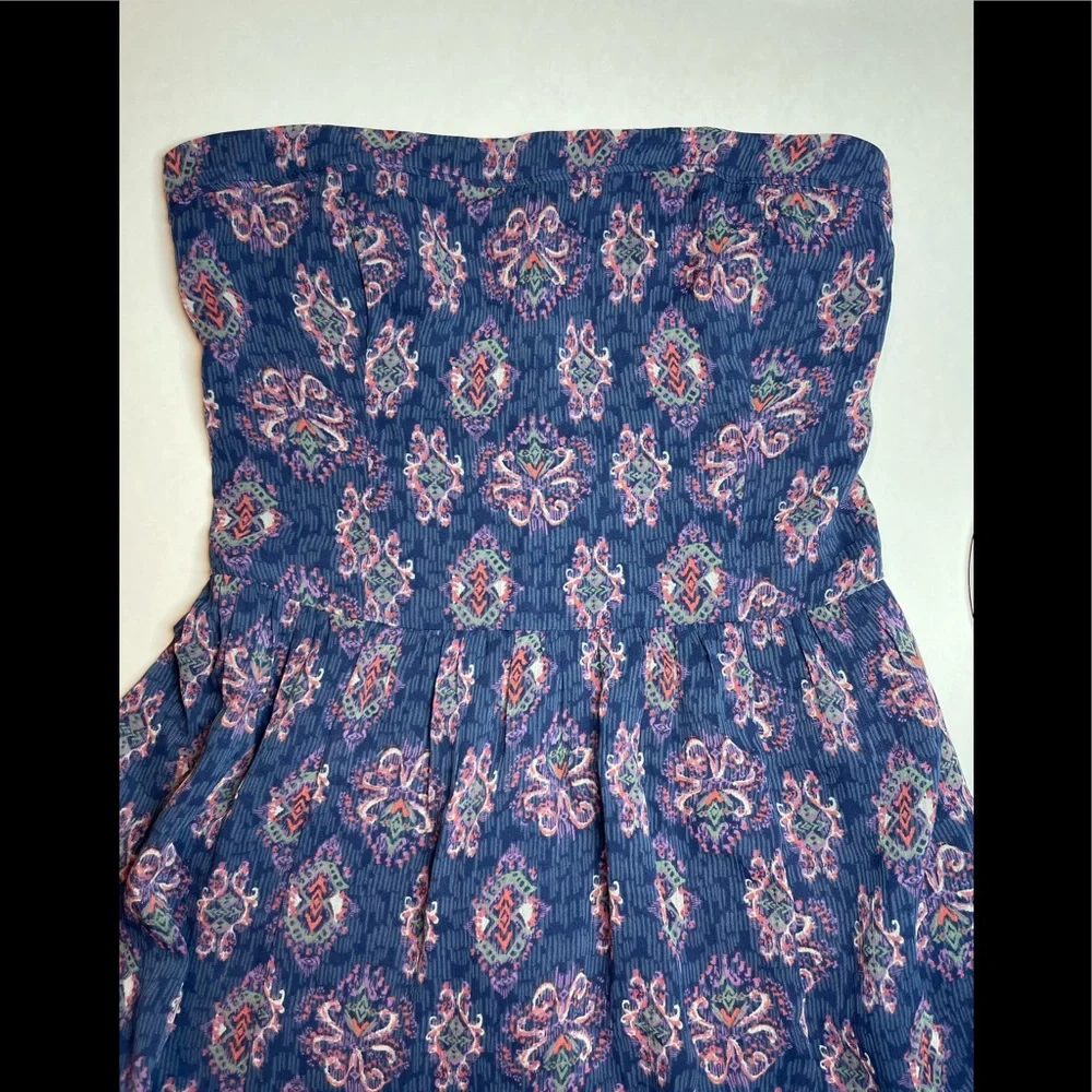NWT Hollister Strapless Maxi Dress w/ side slit , Size: Small - Picture 5 of 6